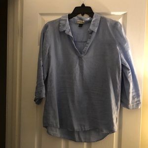 Light Blue Linen Shirt
